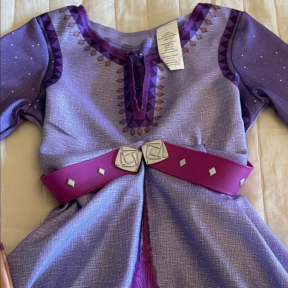 Disney’s Wish Asha Costume with Matching Bag Girls 4-6